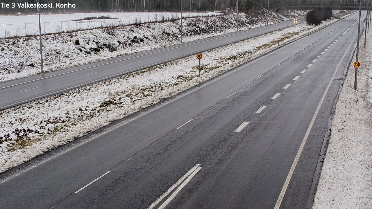 Weather Camera Image Road 3 Valkeakoski, Konho, Valkeakoski, Pirkanmaa