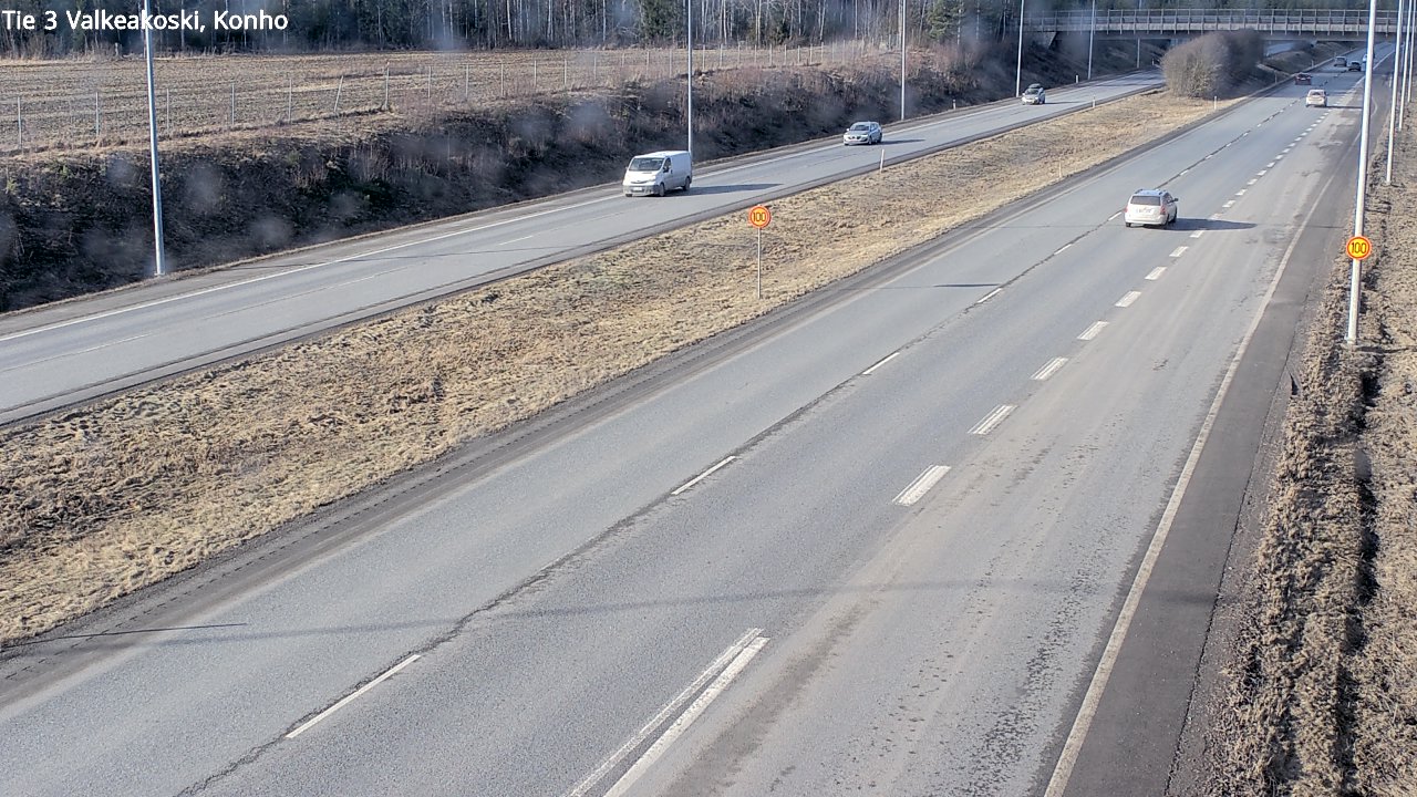 Weather Camera Image Road 3 Valkeakoski, Konho, Valkeakoski, Pirkanmaa