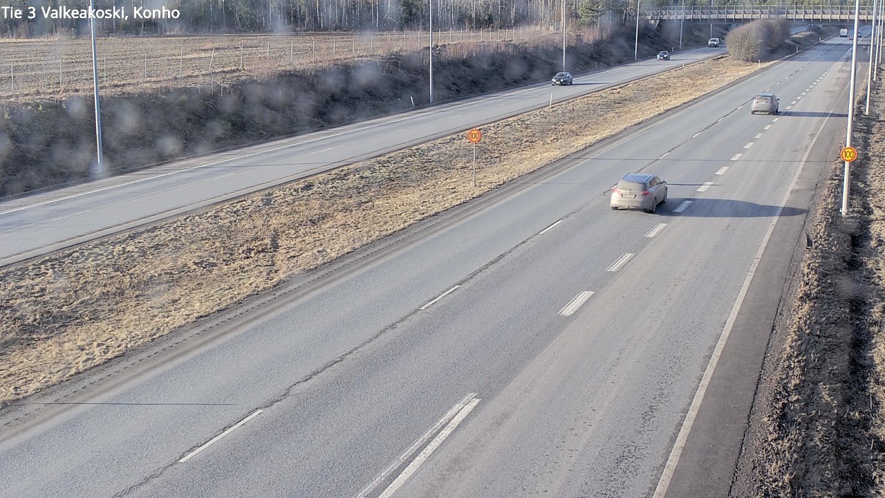 Weather Camera Image Väg 3 Valkeakoski, Konho, Valkeakoski, Pirkanmaa