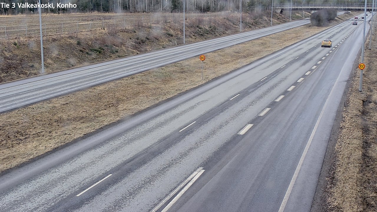 Weather Camera Image Road 3 Valkeakoski, Konho, Valkeakoski, Pirkanmaa