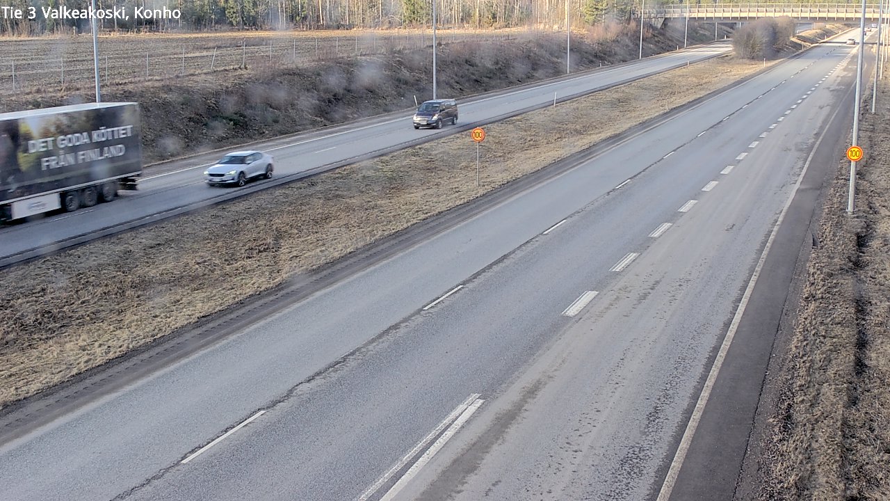 Weather Camera Image Road 3 Valkeakoski, Konho, Valkeakoski, Pirkanmaa