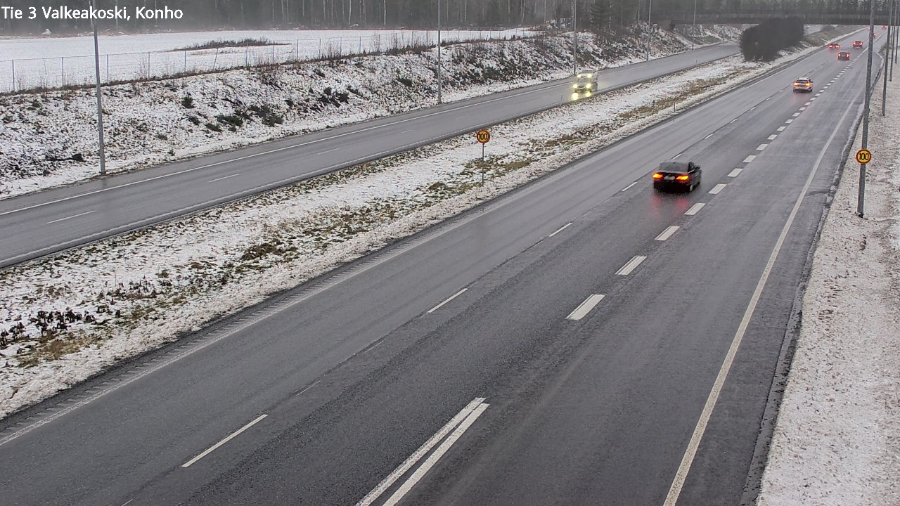 Weather Camera Image Road 3 Valkeakoski, Konho, Valkeakoski, Pirkanmaa