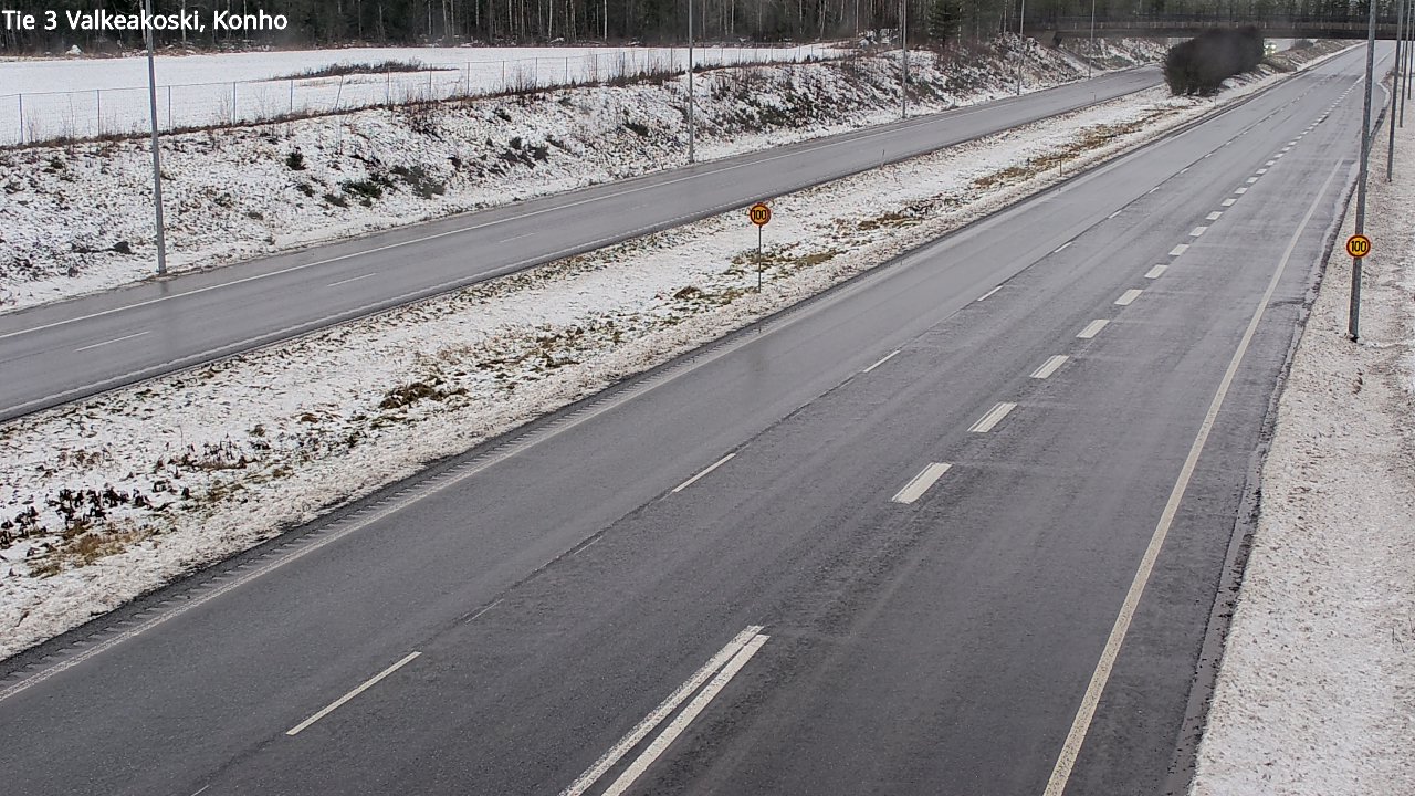 Weather Camera Image Road 3 Valkeakoski, Konho, Valkeakoski, Pirkanmaa