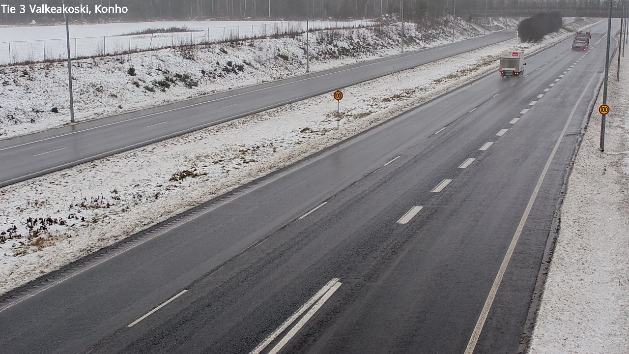 Weather Camera Image Road 3 Valkeakoski, Konho, Valkeakoski, Pirkanmaa