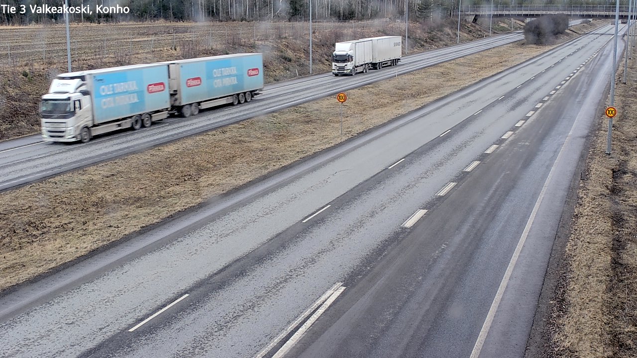 Weather Camera Image Road 3 Valkeakoski, Konho, Valkeakoski, Pirkanmaa