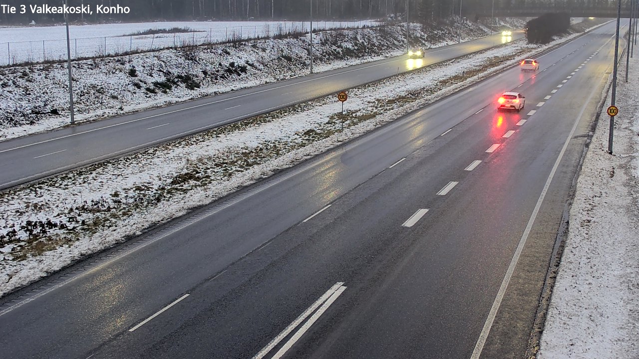 Weather Camera Image Road 3 Valkeakoski, Konho, Valkeakoski, Pirkanmaa