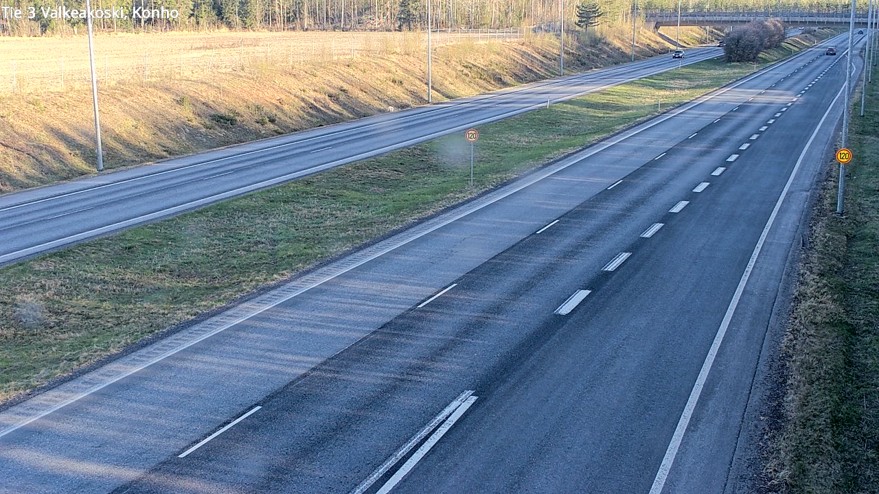 Weather Camera Image Väg 3 Valkeakoski, Konho, Valkeakoski, Pirkanmaa