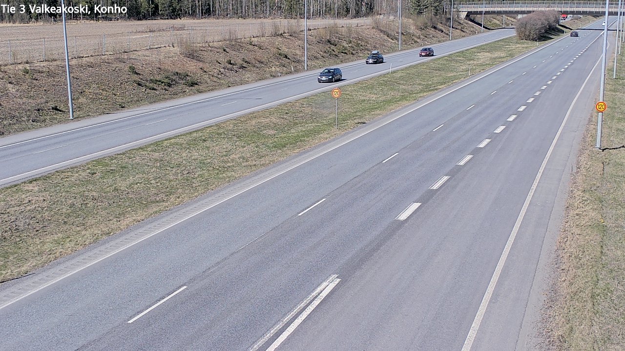 Kelikamerat Kuva Tie 3 Valkeakoski, Konho, Valkeakoski, Pirkanmaa