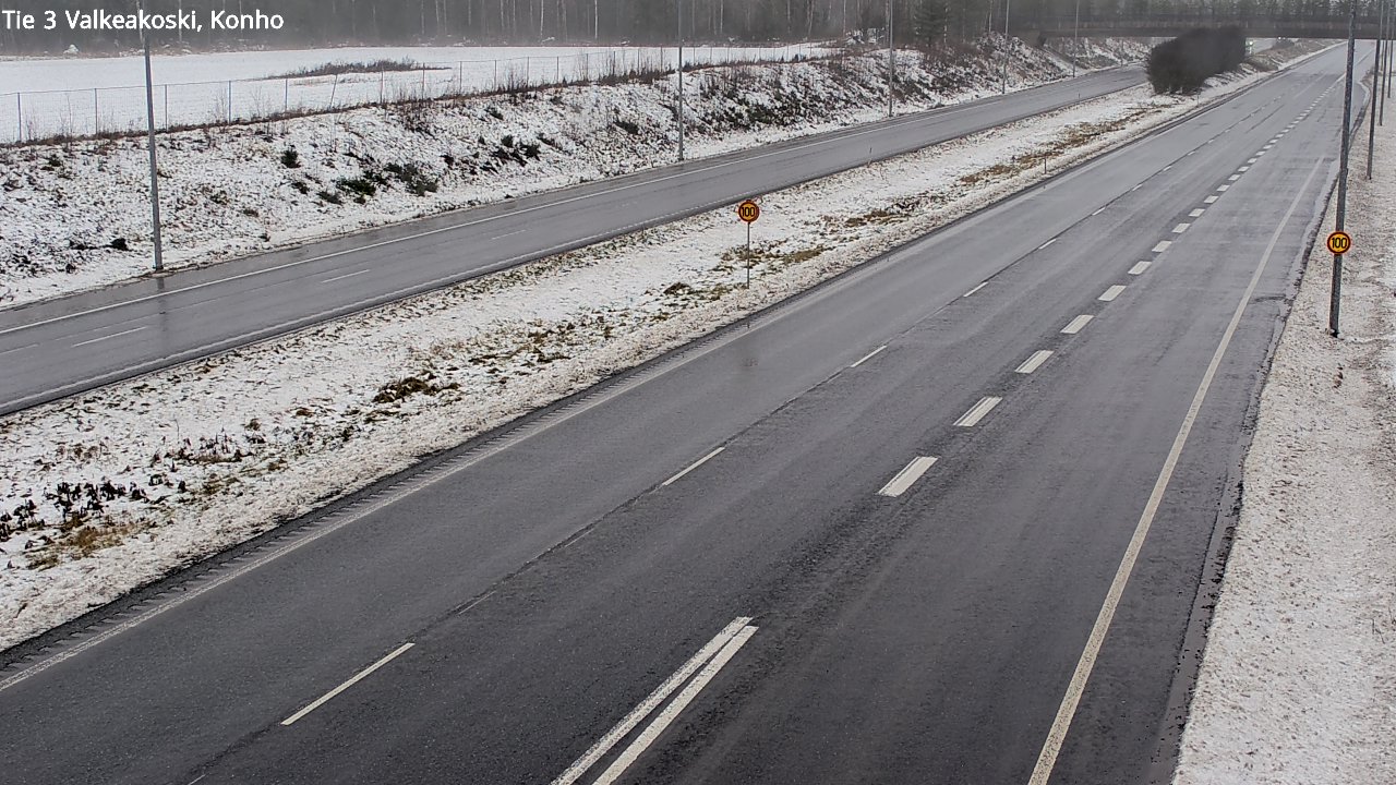 Weather Camera Image Road 3 Valkeakoski, Konho, Valkeakoski, Pirkanmaa