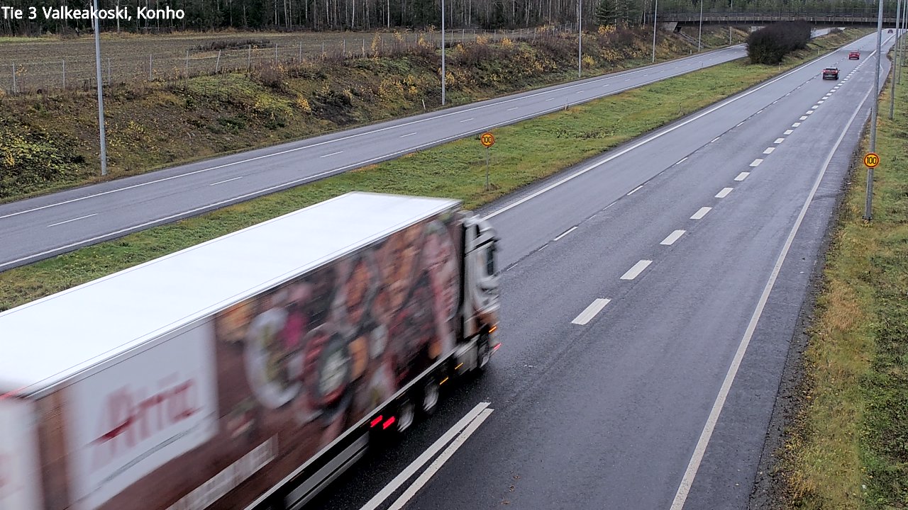 Weather Camera Image Väg 3 Valkeakoski, Konho, Valkeakoski, Pirkanmaa
