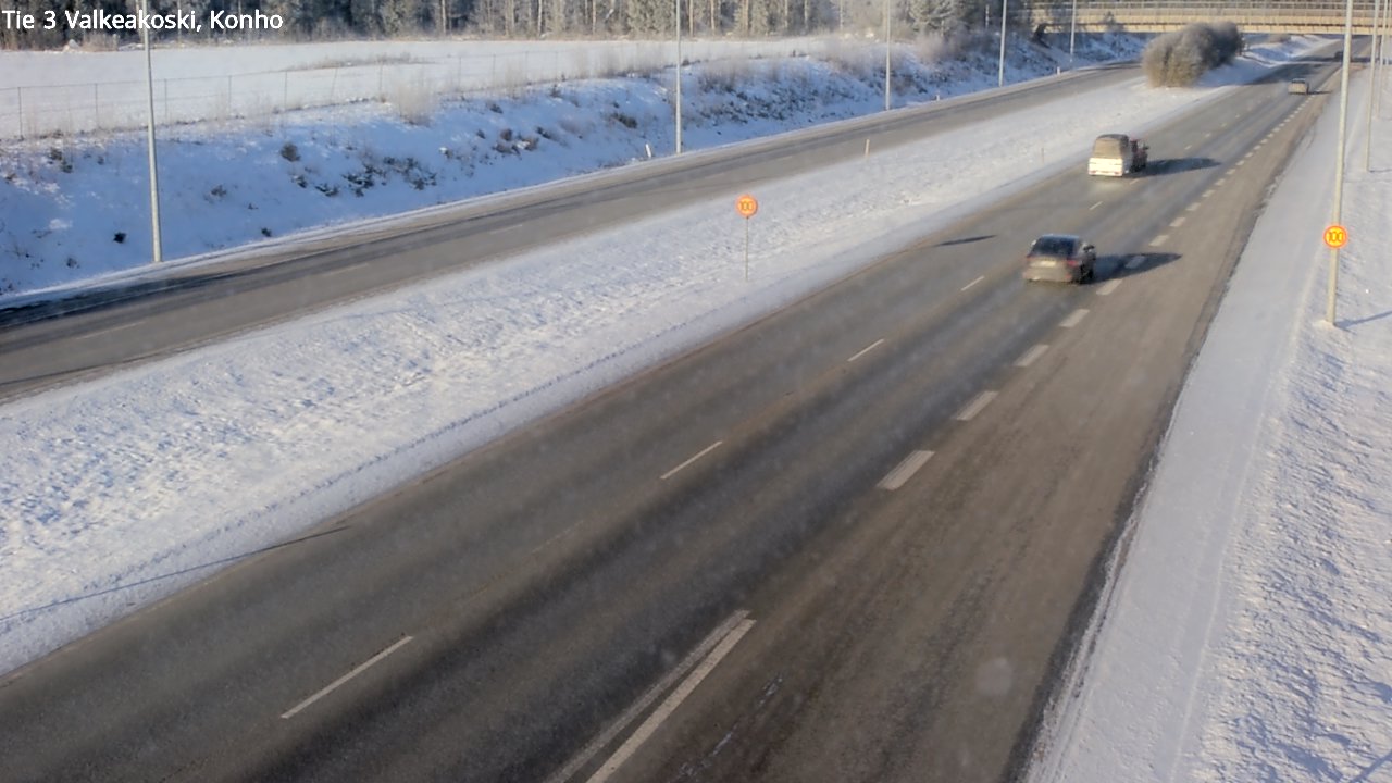 Weather Camera Image Road 3 Valkeakoski, Konho, Valkeakoski, Pirkanmaa