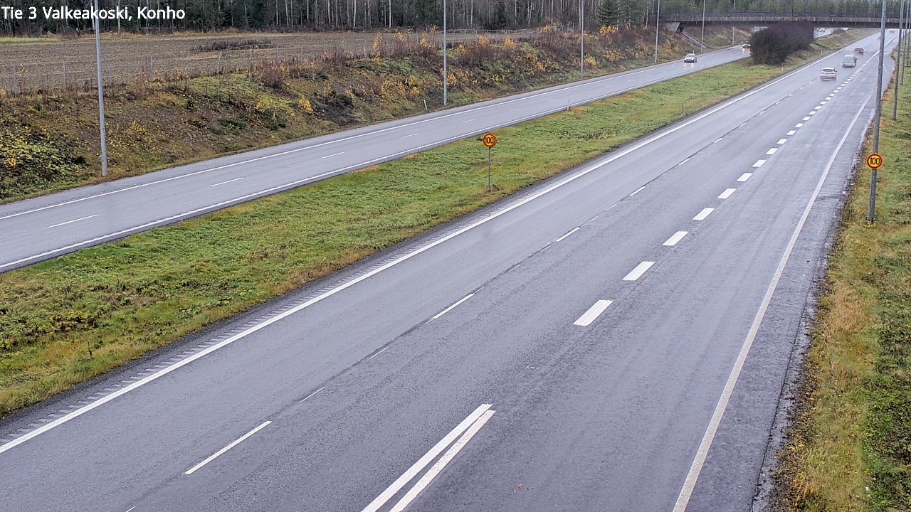 Weather Camera Image Väg 3 Valkeakoski, Konho, Valkeakoski, Pirkanmaa