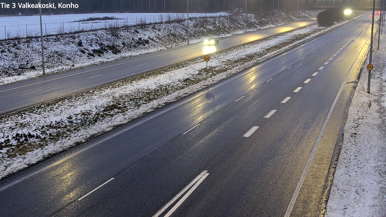 Weather Camera Image Road 3 Valkeakoski, Konho, Valkeakoski, Pirkanmaa