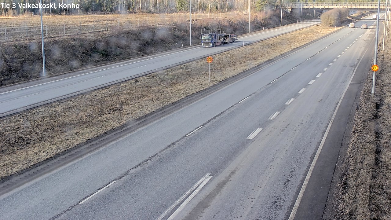 Weather Camera Image Road 3 Valkeakoski, Konho, Valkeakoski, Pirkanmaa