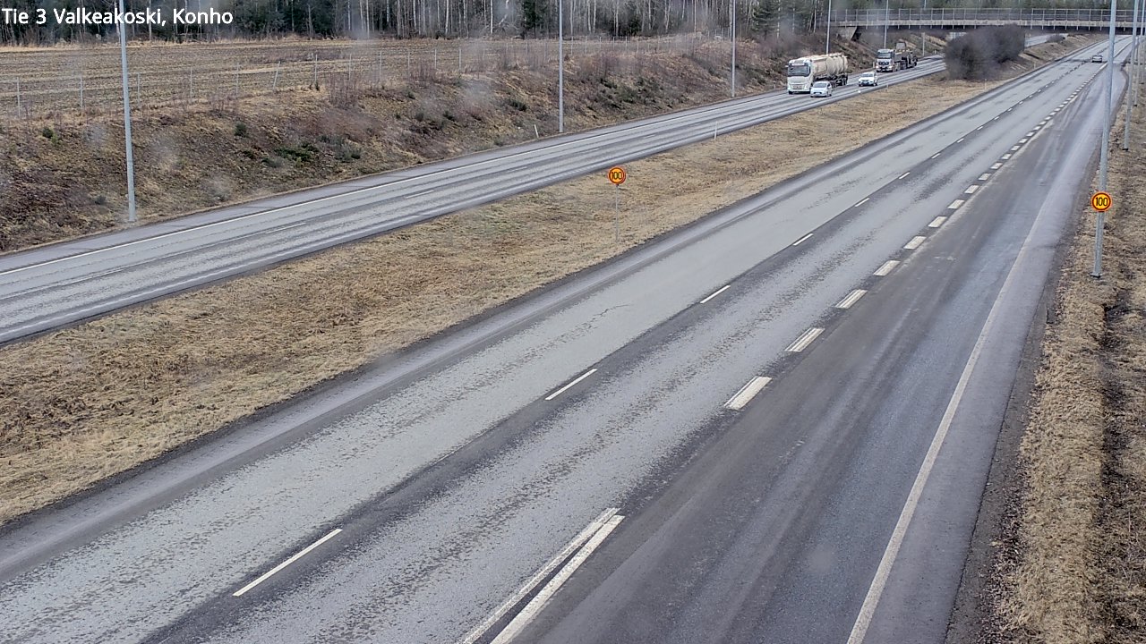 Weather Camera Image Road 3 Valkeakoski, Konho, Valkeakoski, Pirkanmaa