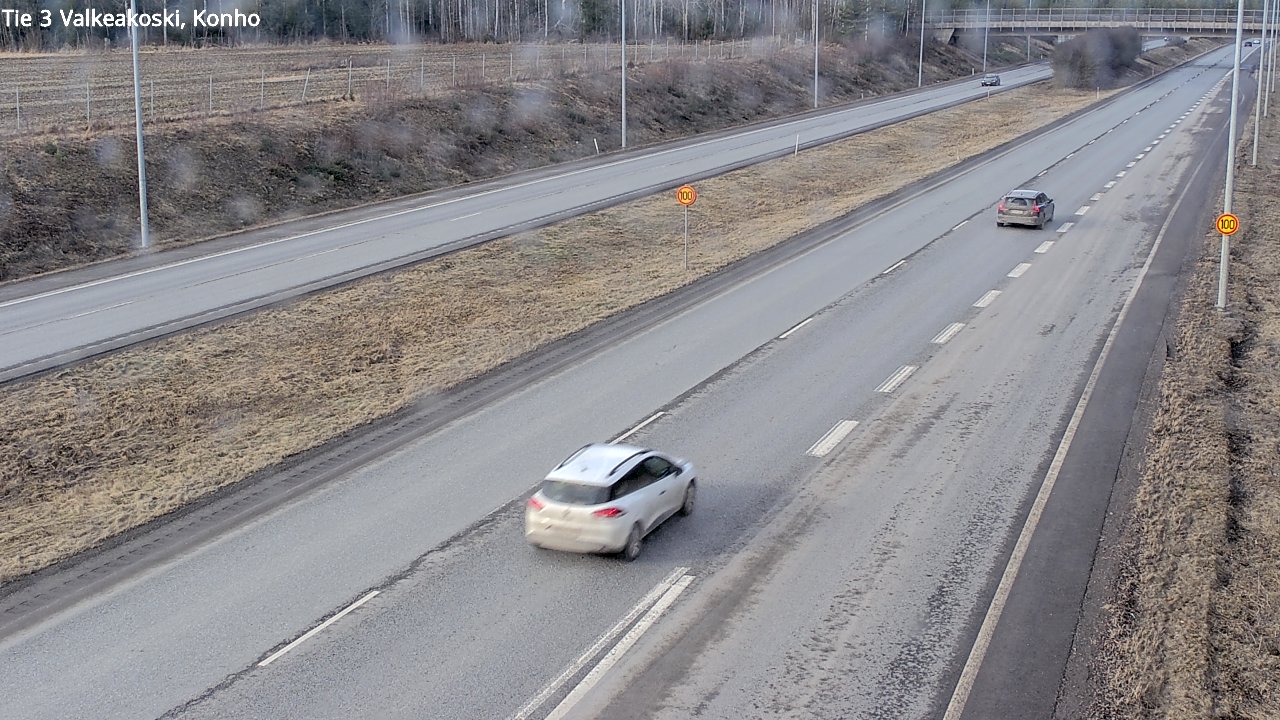 Weather Camera Image Road 3 Valkeakoski, Konho, Valkeakoski, Pirkanmaa