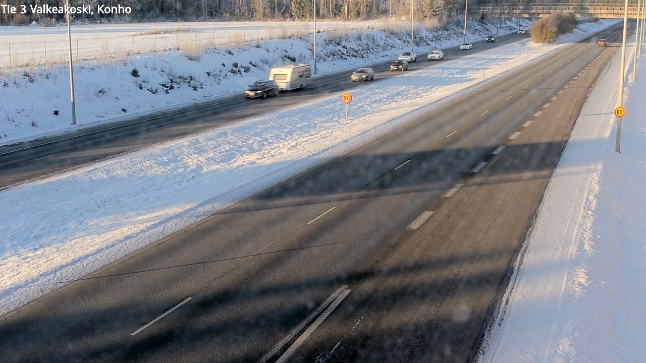 Weather Camera Image Road 3 Valkeakoski, Konho, Valkeakoski, Pirkanmaa