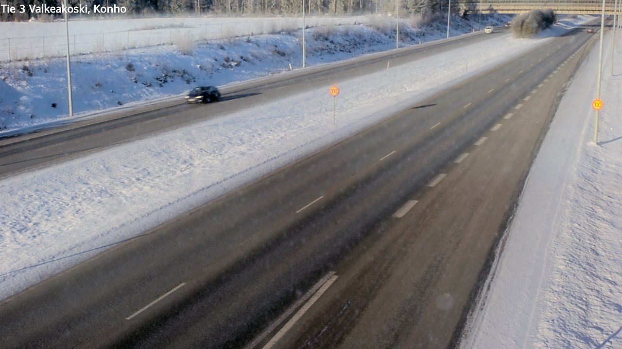 Weather Camera Image Road 3 Valkeakoski, Konho, Valkeakoski, Pirkanmaa