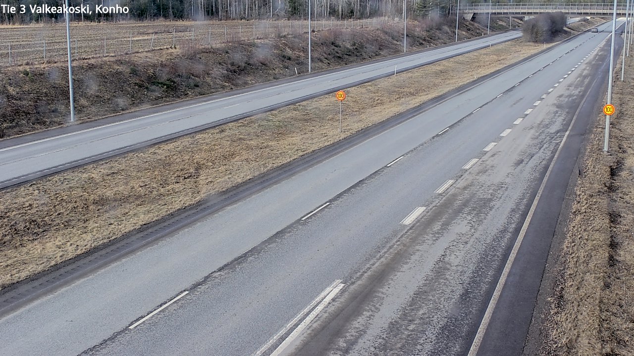 Weather Camera Image Road 3 Valkeakoski, Konho, Valkeakoski, Pirkanmaa