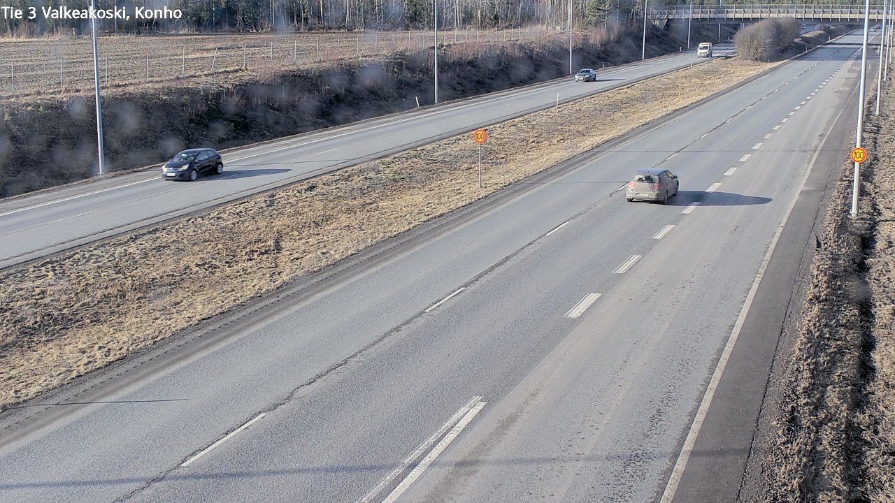 Weather Camera Image Road 3 Valkeakoski, Konho, Valkeakoski, Pirkanmaa