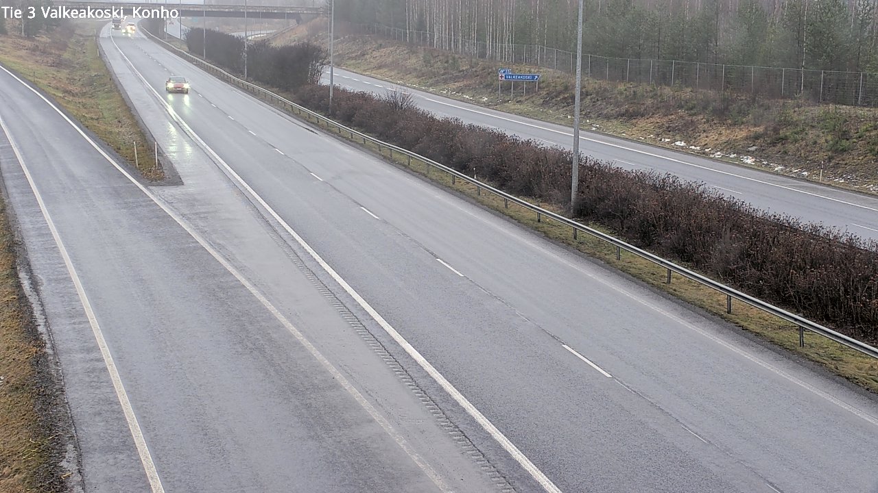 Weather Camera Image Road 3 Valkeakoski, Konho, Valkeakoski, Pirkanmaa