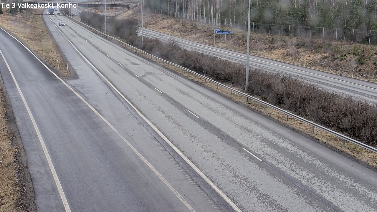 Weather Camera Image Road 3 Valkeakoski, Konho, Valkeakoski, Pirkanmaa