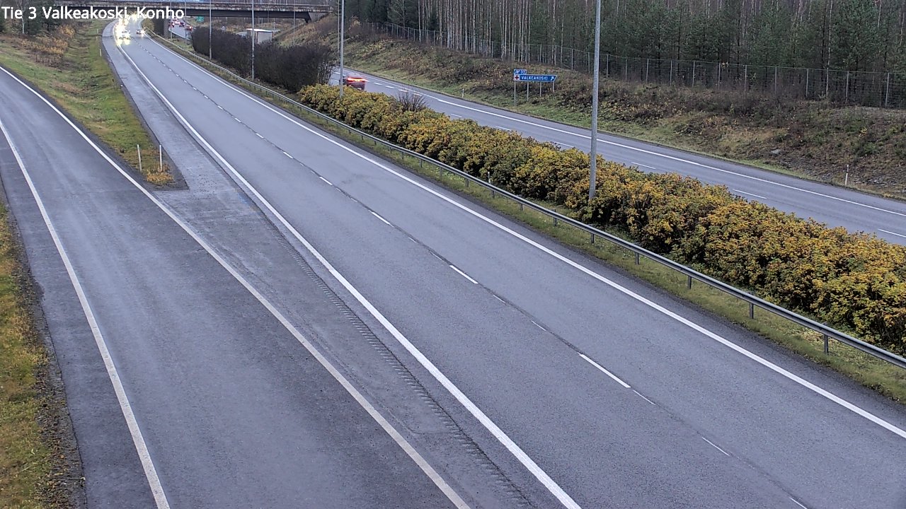 Weather Camera Image Väg 3 Valkeakoski, Konho, Valkeakoski, Pirkanmaa