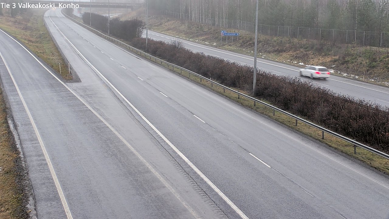 Weather Camera Image Road 3 Valkeakoski, Konho, Valkeakoski, Pirkanmaa