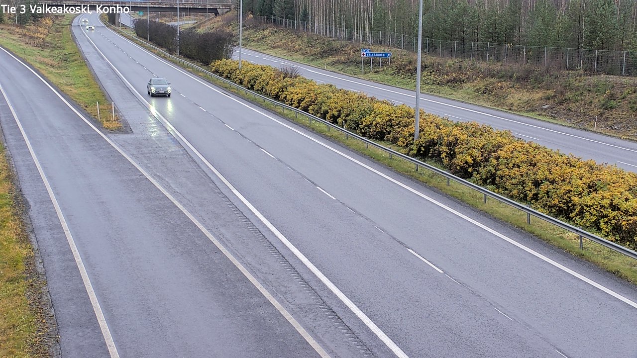 Weather Camera Image Väg 3 Valkeakoski, Konho, Valkeakoski, Pirkanmaa