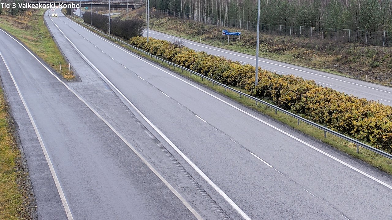 Weather Camera Image Väg 3 Valkeakoski, Konho, Valkeakoski, Pirkanmaa