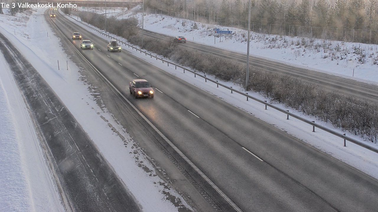 Weather Camera Image Väg 3 Valkeakoski, Konho, Valkeakoski, Pirkanmaa