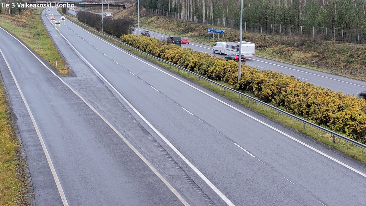 Weather Camera Image Väg 3 Valkeakoski, Konho, Valkeakoski, Pirkanmaa