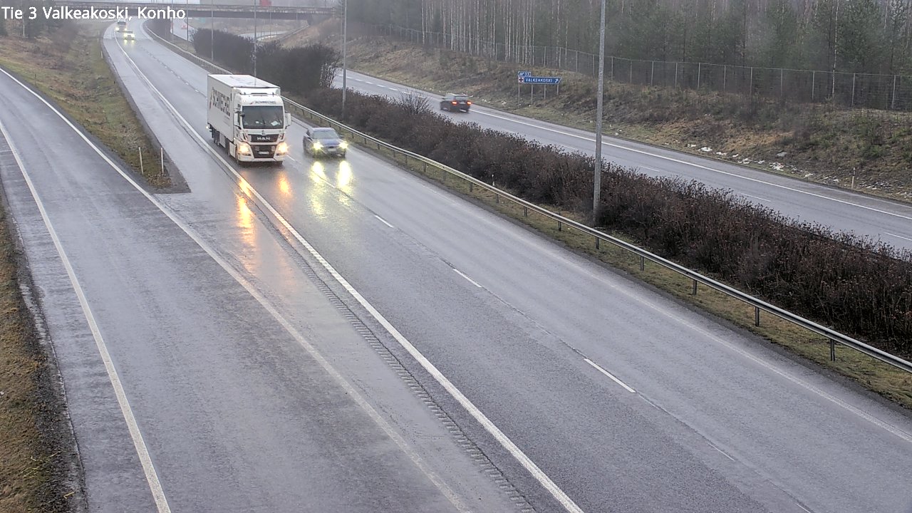 Weather Camera Image Road 3 Valkeakoski, Konho, Valkeakoski, Pirkanmaa