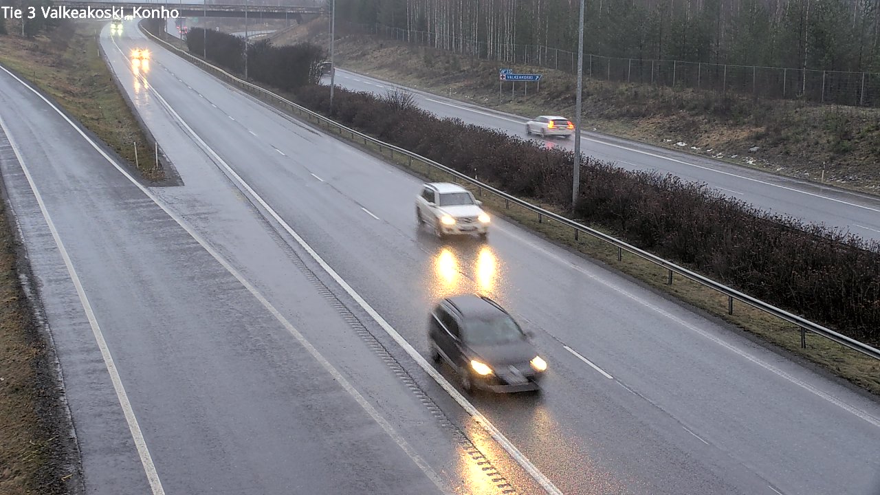 Weather Camera Image Road 3 Valkeakoski, Konho, Valkeakoski, Pirkanmaa