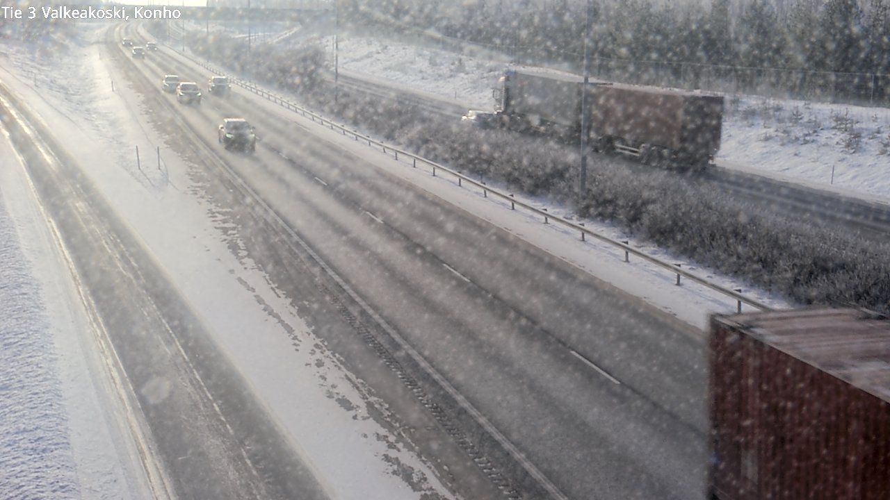 Weather Camera Image Väg 3 Valkeakoski, Konho, Valkeakoski, Pirkanmaa
