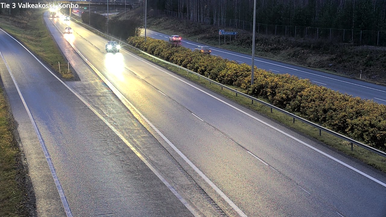 Weather Camera Image Väg 3 Valkeakoski, Konho, Valkeakoski, Pirkanmaa