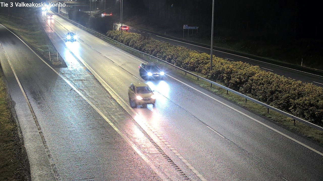 Weather Camera Image Väg 3 Valkeakoski, Konho, Valkeakoski, Pirkanmaa