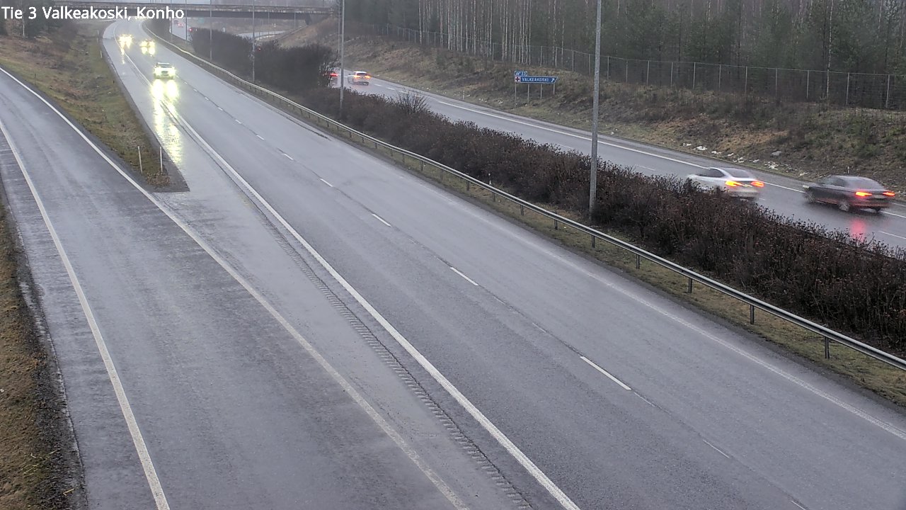 Weather Camera Image Road 3 Valkeakoski, Konho, Valkeakoski, Pirkanmaa