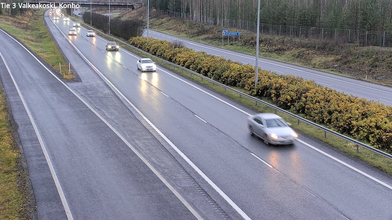 Weather Camera Image Väg 3 Valkeakoski, Konho, Valkeakoski, Pirkanmaa