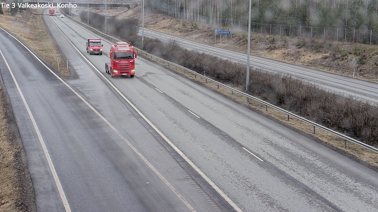 Weather Camera Image Väg 3 Valkeakoski, Konho, Valkeakoski, Pirkanmaa