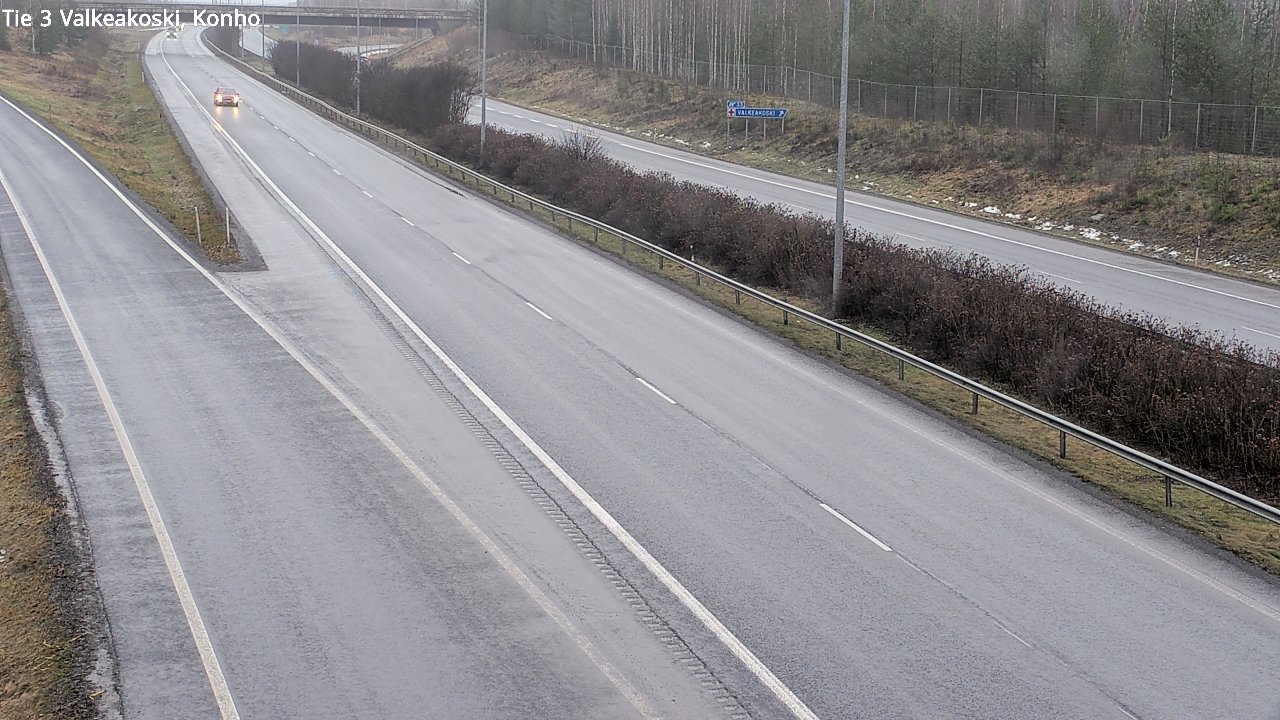 Weather Camera Image Road 3 Valkeakoski, Konho, Valkeakoski, Pirkanmaa