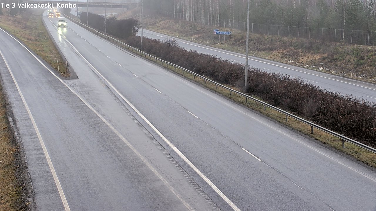 Weather Camera Image Road 3 Valkeakoski, Konho, Valkeakoski, Pirkanmaa