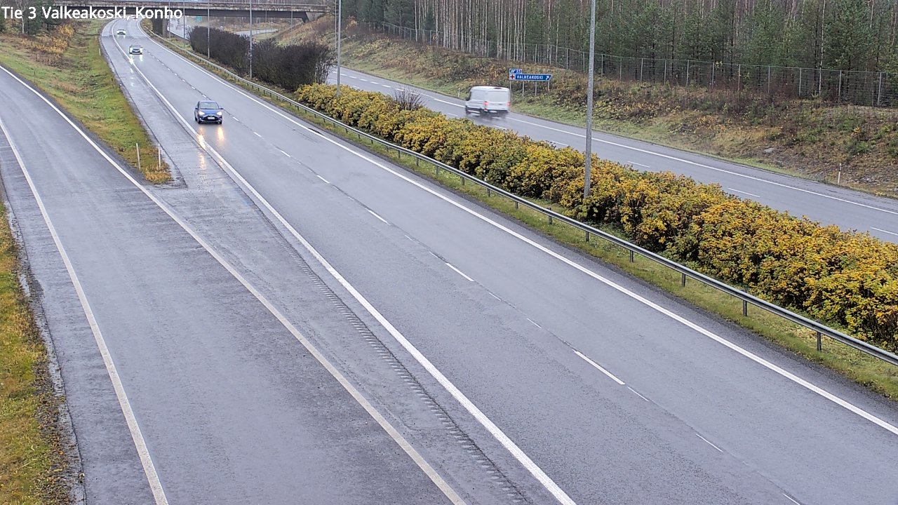 Weather Camera Image Väg 3 Valkeakoski, Konho, Valkeakoski, Pirkanmaa