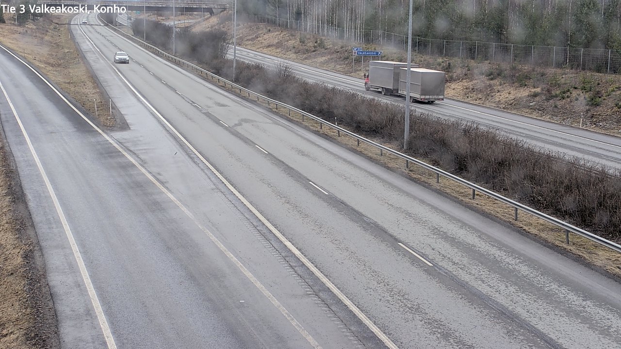 Weather Camera Image Road 3 Valkeakoski, Konho, Valkeakoski, Pirkanmaa