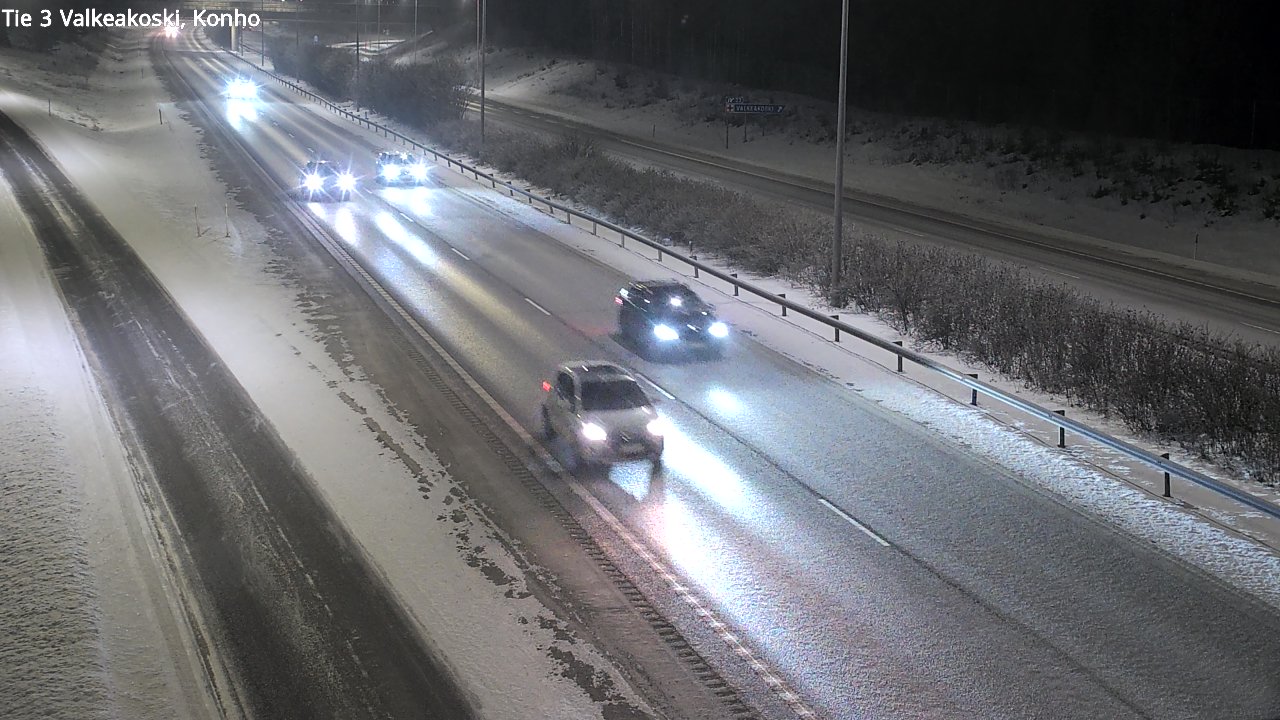 Weather Camera Image Väg 3 Valkeakoski, Konho, Valkeakoski, Pirkanmaa