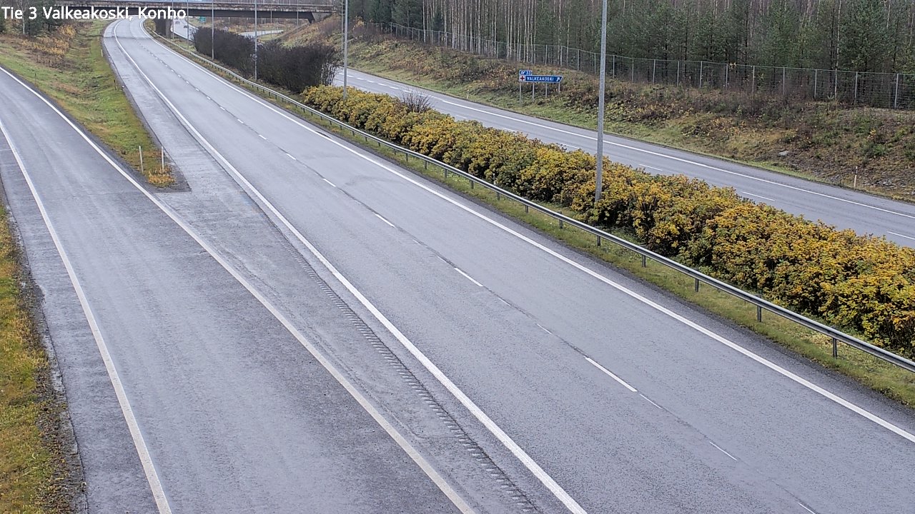 Weather Camera Image Väg 3 Valkeakoski, Konho, Valkeakoski, Pirkanmaa