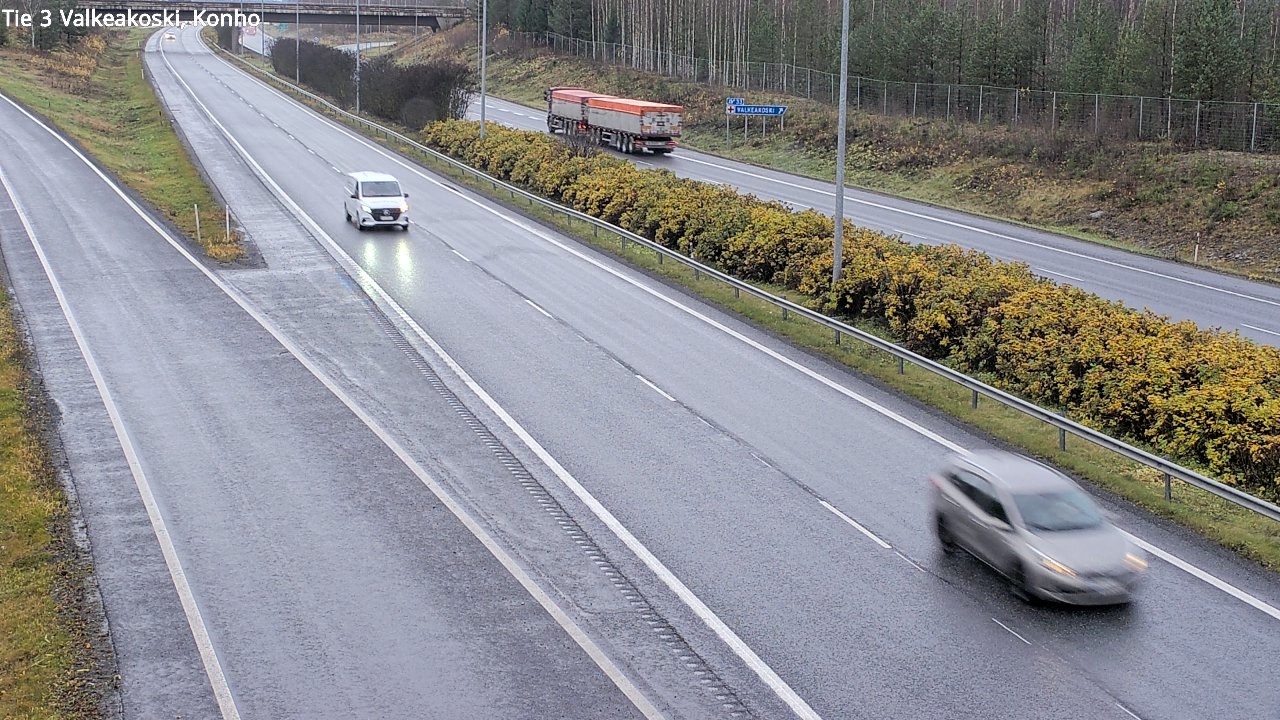Weather Camera Image Väg 3 Valkeakoski, Konho, Valkeakoski, Pirkanmaa