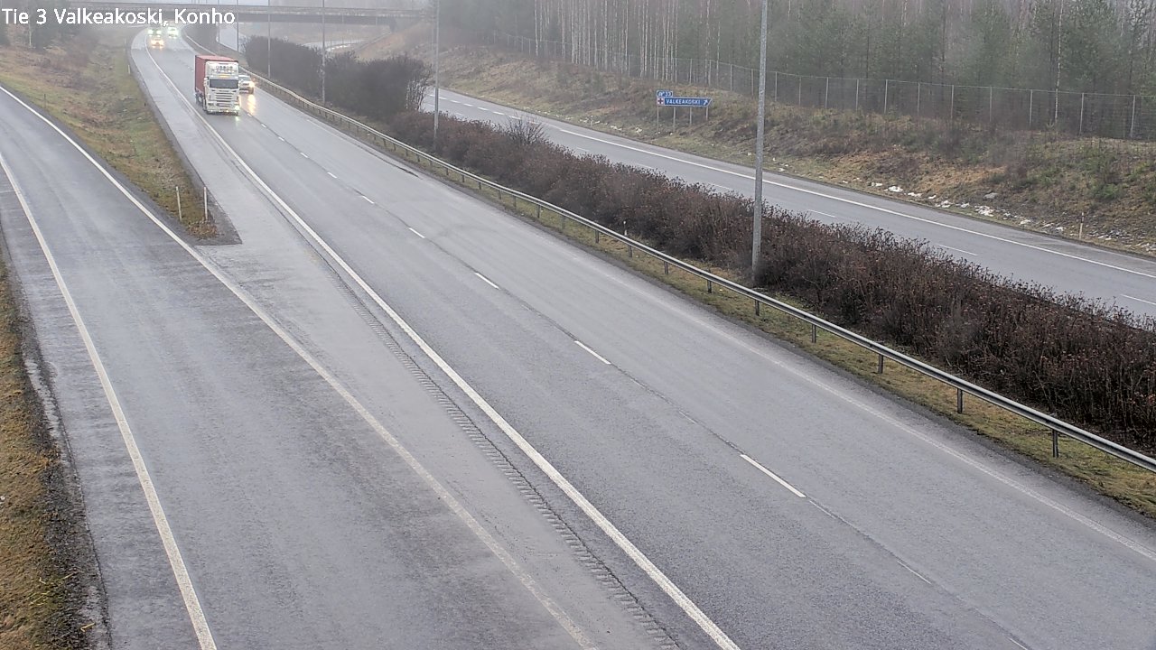 Weather Camera Image Road 3 Valkeakoski, Konho, Valkeakoski, Pirkanmaa