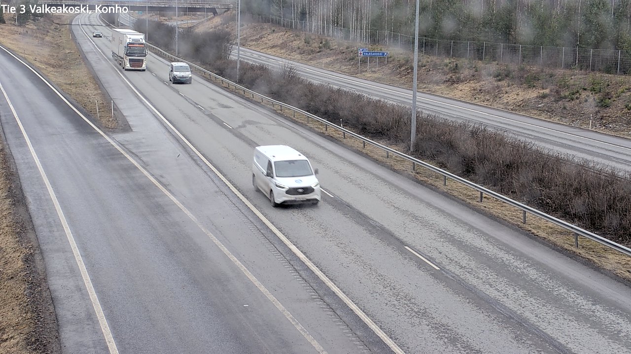 Weather Camera Image Road 3 Valkeakoski, Konho, Valkeakoski, Pirkanmaa