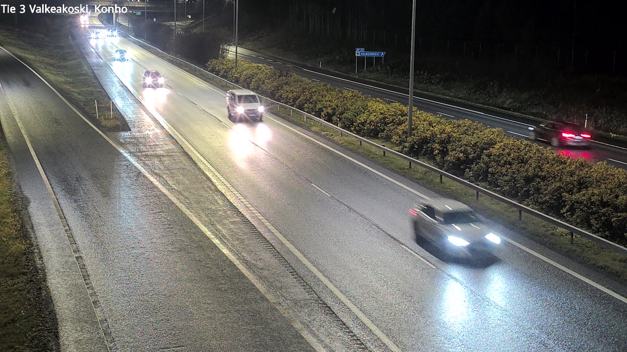 Weather Camera Image Väg 3 Valkeakoski, Konho, Valkeakoski, Pirkanmaa